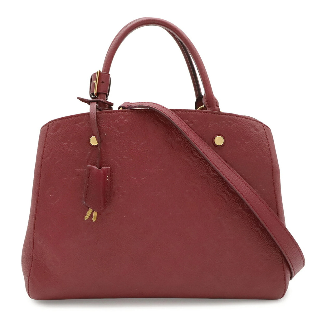 LOUIS VUITTON Louis Vuitton Monogram Empreinte Montaigne MM Handbag Shoulder ...